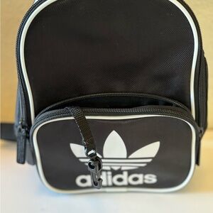 Adidas Black and White Men's Backpack